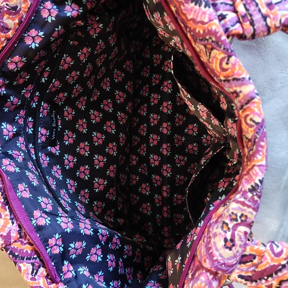 Vera Bradley Vibrant Paisley Tote Bag - Picture 3 of 4